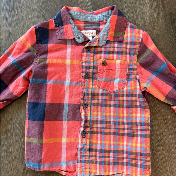 Boys 3 piece bundle of long sleeve button ups 3/4T - Picture 4 of 7